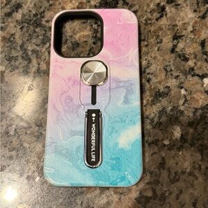 Pink and Blue Phone Case